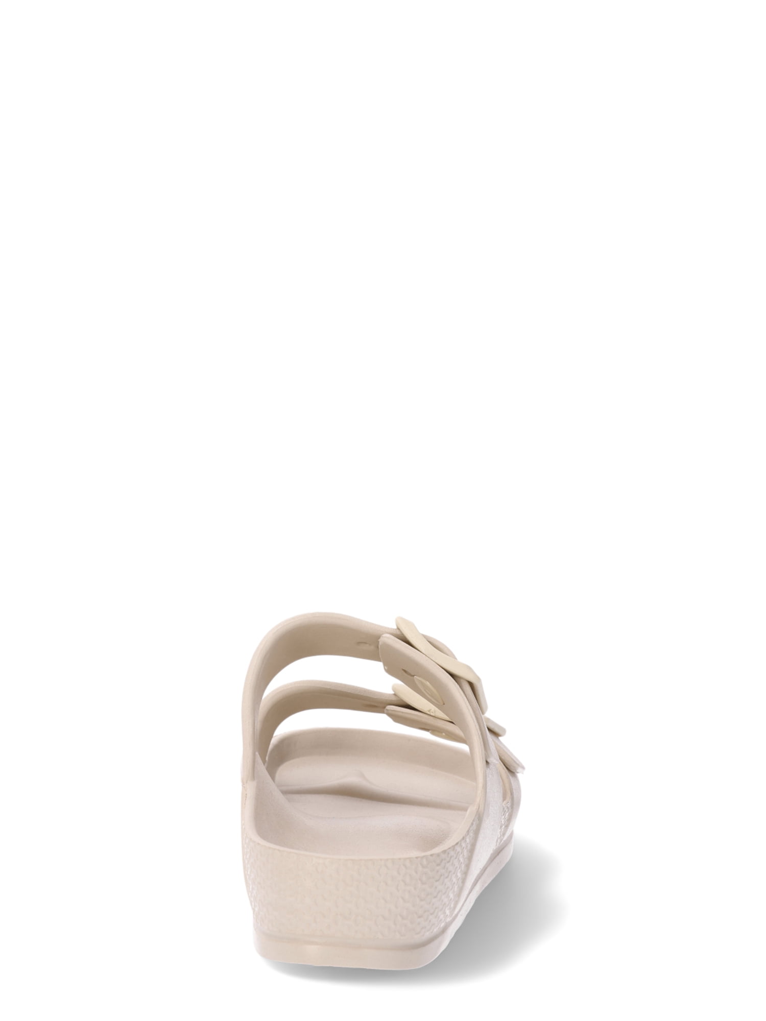 No Boundaries Two Buckle Slide Sandals, Women’s