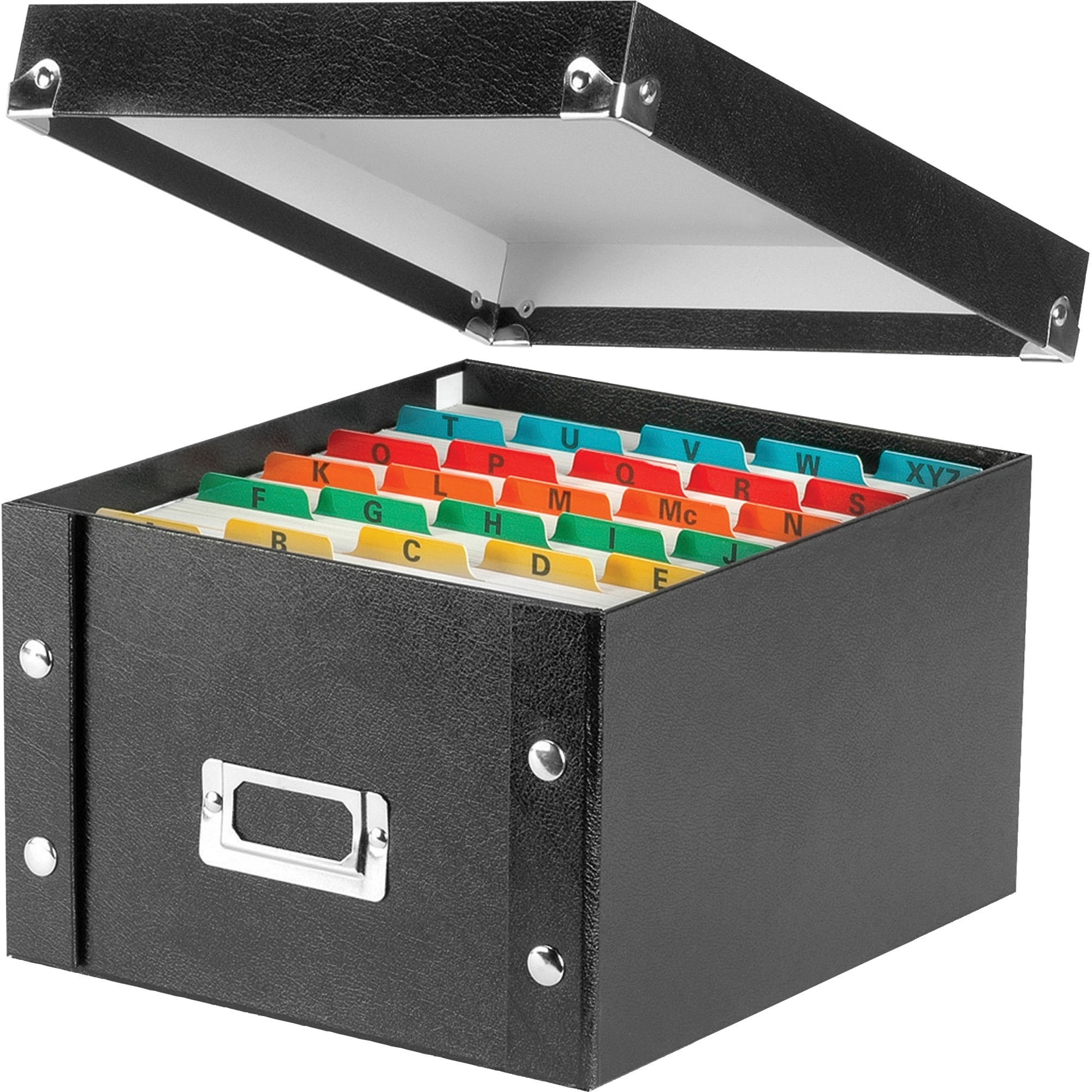 Snap n store index card box black 1 each quantity walmart 