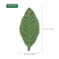 thumbnail image 4 of Fake Fabric Leaves Oval Shape 100Set 2X1X0.04In, 4 of 6