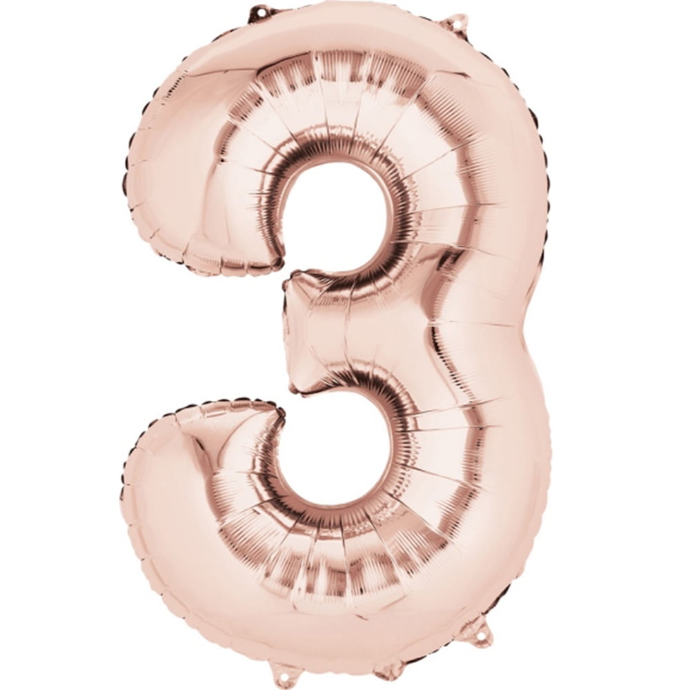 giant number foil balloons
