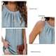 thumbnail image 4 of Camiseta sin mangas con cuello halter, camiseta sin mangas para mujer, camiseta sin mangas con cuello alto, diseño de próxima generación, 4 of 6
