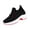 Red, variant on Women's Closed Toe Backless Mules, Breathable Mesh Easy Wear Walking Shoes, Durable Sole Standing Support Vintage Loafers Black