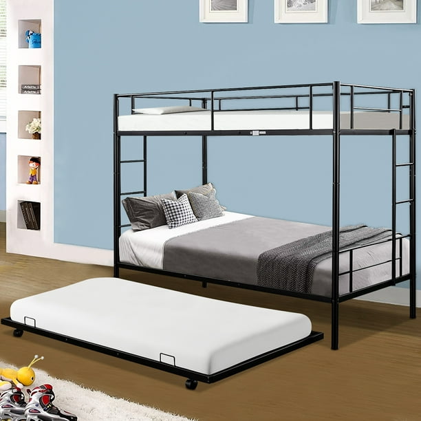 Segmart Kids Bunk Bed Twin Over, Metal Bunk Bed Collapse