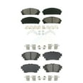 thumbnail image 1 of SIM Front Rear Semi-Metallic Brake Pads Kit for Car 2020 Toyota Highlander with Electric Parking KSM-100659, 1 of 2