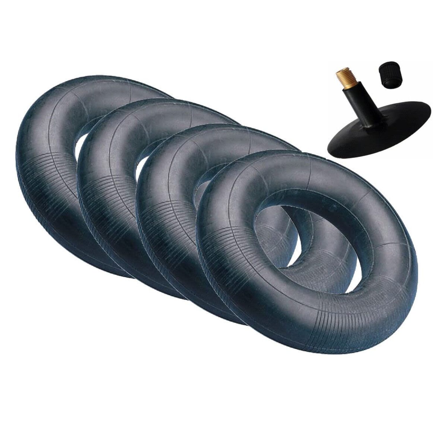 Four 14 Inch Car Tire Inner Tubes FR13/14 for Radial and Bias Tires