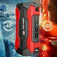 thumbnail image 6 of Beiou 99800mAh Car Jump Starter Booster Jumper Box & Portable Power Bank, Red, 6 of 11