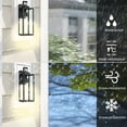 thumbnail image 2 of 17.75" Outdoor Lighting Dusk to Dawn Exterior Light Fixture Wall Mount Outdoor Light for House, Porch, Doorway, Hallway, Exterior, 2 of 9