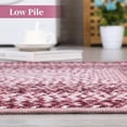 thumbnail image 3 of Area Rug 4x6 Entryway Rugs Washable Rug Modern Braided Print Rugs for Living Room Aesthetic Bedroom Carpet Non-Slip Non-Shedding Floor Mat Low Pile Farmhouse Home Office Foldable Thin Mat Pink, 3 of 7