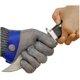 thumbnail image 2 of Guantes resistentes a cortes CHAO acero inoxidable 316L Protección nivel 5 XL Azul, 2 of 4