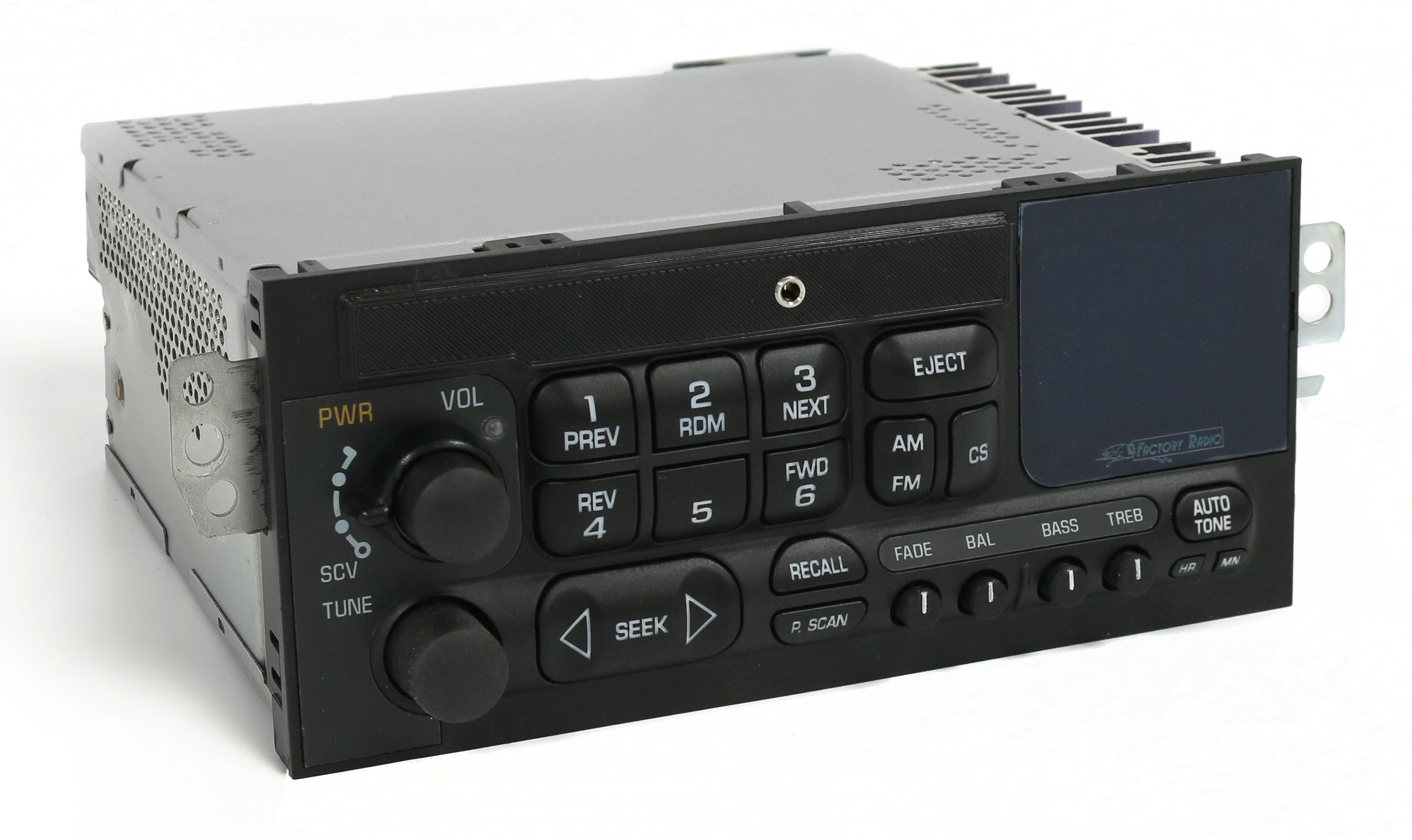 1995-05 GMC Chevrolet S10 Car AM FM Radio w Aux Upgrade  Cassette Controls  Fits select: 1998-2002 CHEVROLET S TRUCK, 1998-2002 CHEVROLET BLAZER 