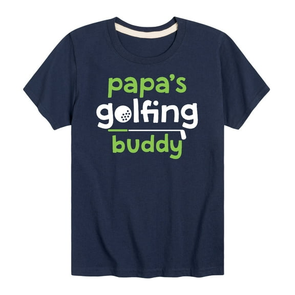Instant Message - Papa's Golfing Buddy  - Youth Short Sleeve Tee