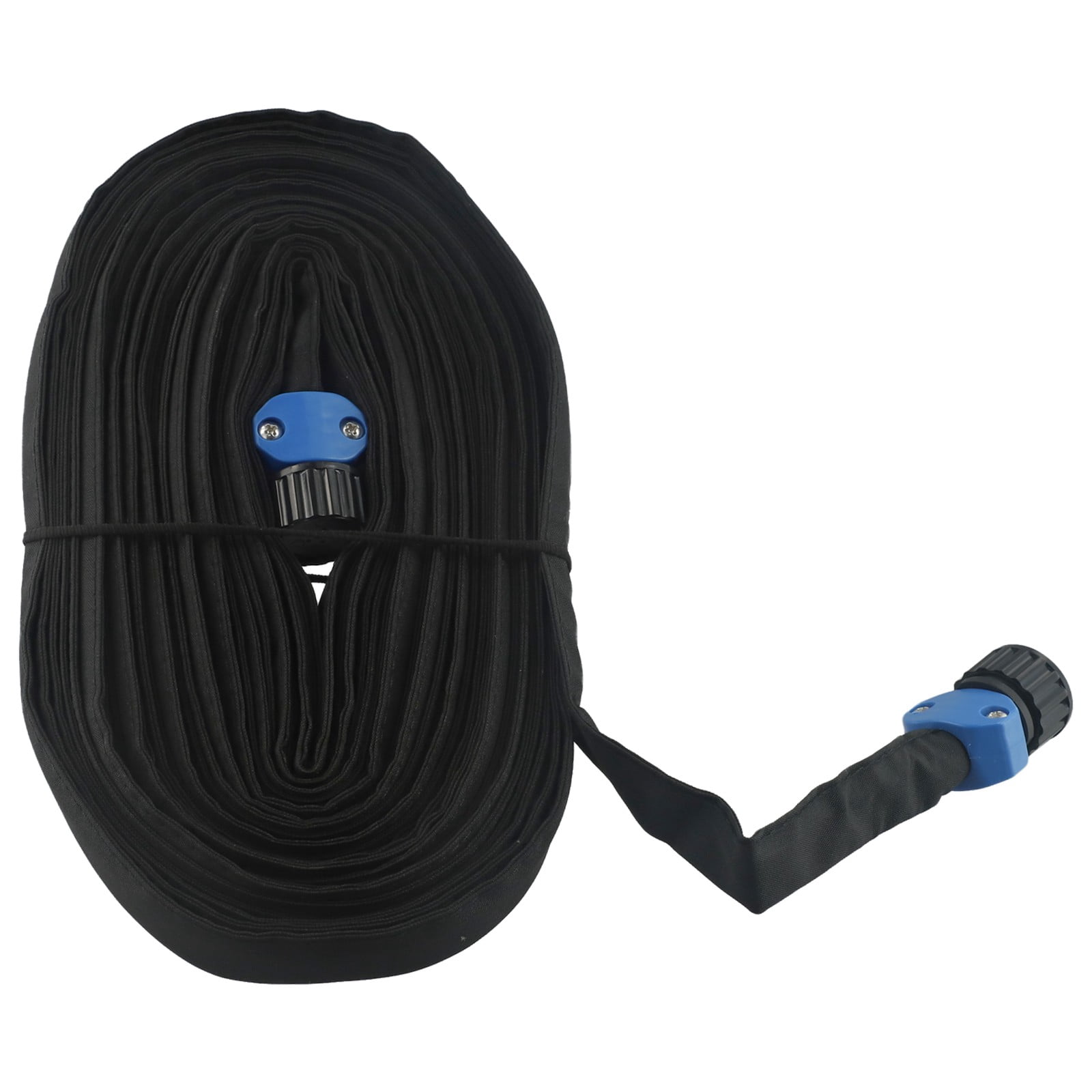 PVC Seepage Pipe Garden Hose Flexible Flat Soaker Hose Seepage Water Belt 50Ft Smile Home