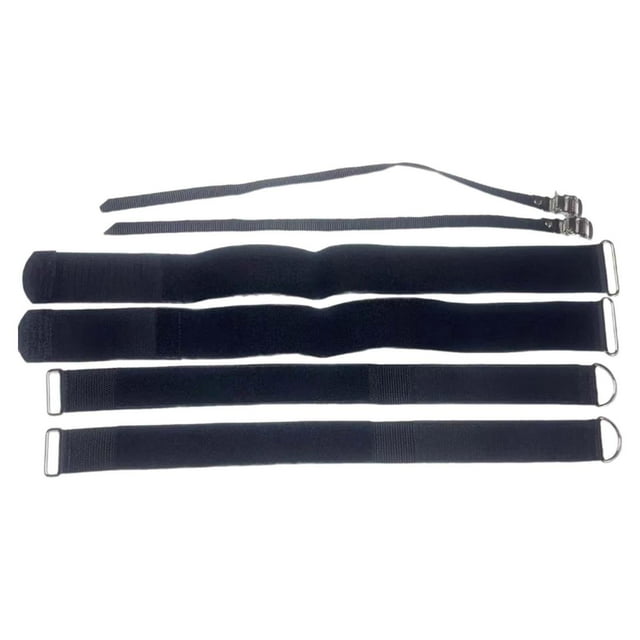 jinwen Courroies de Pédales pour Vélo d'Exercice, Ceintures Réglables pour Cyclisme, Accessoires de Gym à Domicile, 3 Paires