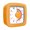 Orange, variant on ANXPTIME Dynamic spectrum Clock With strong Build Ideal For Students