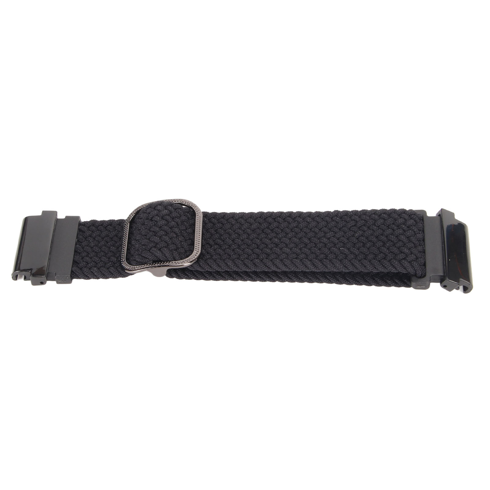 Black Nylon Woven Watch Strap for Fenix 7 6 5 - Adjustable Buckle ...