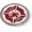 Semi-Flexible Aluminum Bezel, variant on BestLicensePlateFrames US Fire Department 3D Domed Car Emblem Badge Sticker, Chrome Metal Round Bezel