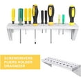 thumbnail image 4 of 2pcs Tool Storage Rack Wooden Screwdriver Wall Organizer Hammer Plier Holder, 4 of 7