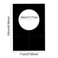 thumbnail image 4 of SNNROO 4pc Dartboard Surround Wall Protector Black Red Blue Three Sizes, 4 of 9