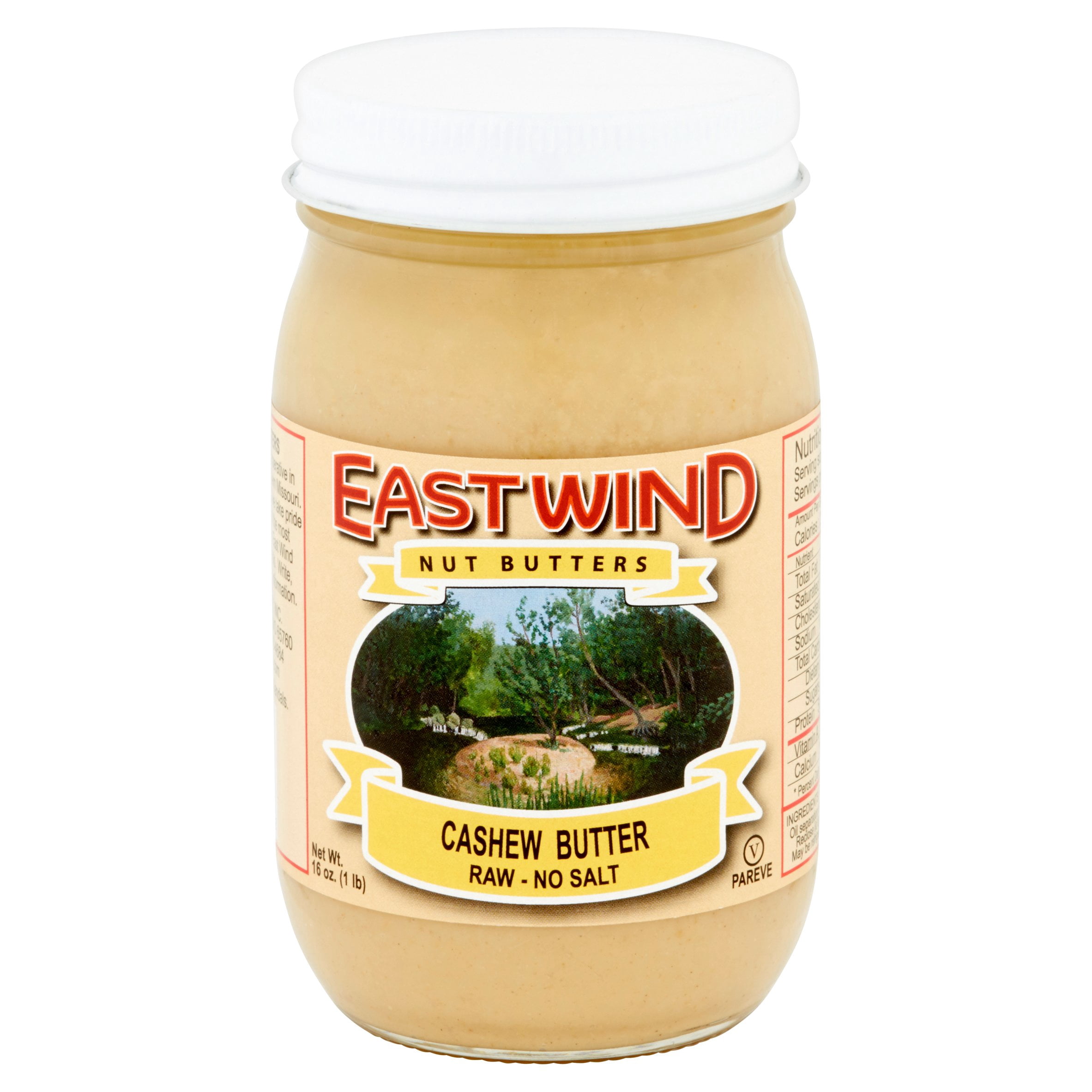 East Wind Nut Butters Raw Cashew Butter, 16 oz
