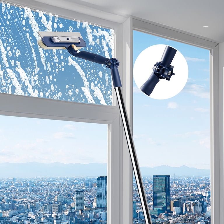 Long Handle Magnetic Window Cleaner for High-Rise Buildings