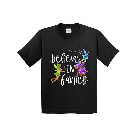 Inktastic Believe in Fairies Youth T-Shirt