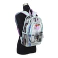 thumbnail image 4 of Eastsport Multi-Purpose Clear Mist Mint Lovely Lilac Backpack with Adjustable Straps, 4 of 8