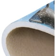 thumbnail image 7 of SKYSONIC 36x24in Summer Bottlenose Dolphin Area Rug, Blue Sea Water Sky Non-Slip Floor Carpet for Indoor Living Dining Room Bedroom, 7 of 7