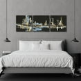 thumbnail image 5 of Epic Art 'Urban Gold VI' by Chris Paschke, 3 Piece Set, 72" x 24", 5 of 8
