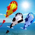 thumbnail image 1 of Cometa grande y suave Cometa de delfín Cometa de orca Cometa de animal de dibujos animados tridimensionales Software 3D Cometa, 1 of 4