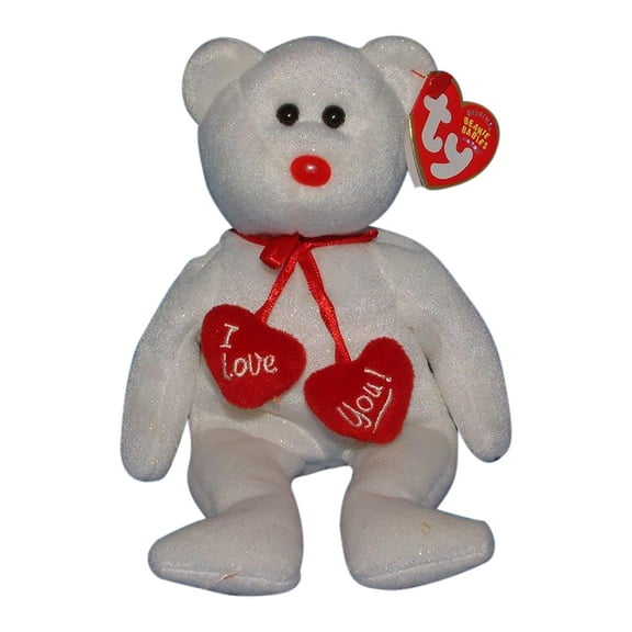 Ty Beanie Baby: Truly the Bear | Stuffed Animal | MWMT's
