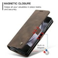 thumbnail image 3 of ELEHOLD Luxury Leather Wallet Case for Samsung Galaxy Z Fold7 with Card Slots Money Pocket Kickstand Magnetic Closure Shockproof Anti-Scratch Purse Case for Samsung Galaxy Z Fold7 ,Coffee, 3 of 11