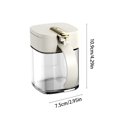 thumbnail image 3 of Estbridge Spice Jars  4oz Small Glass Jars with Airtight Lid  Airtight Glass Jars for Spices  Art Craft Storage Clear Glass Canisters Spice Containers Sugar Container, 3 of 6