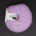 thumbnail image 3 of Hilo de lana de Angora suave popular de Mohair para tejer de bricolaje con un ganchillo color violeta, 3 of 5