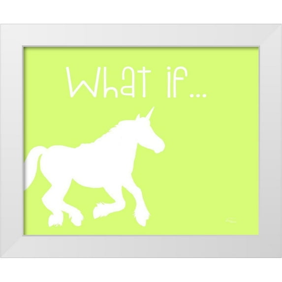 Murdock, Ramona 14x12 White Modern Wood Framed Museum Art Print Titled - What If…