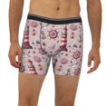 thumbnail image 2 of Men'S Boxer Briefs, Lighthouse Rudder Bird Soft And Breathable Mens Underwear Boxer Briefs With Widen Waist, 2 of 2