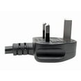 thumbnail image 3 of Tripp Lite Model P052-008 8 ft. UK Computer Power Cord, C19 to BS1363, 13A, 250V, 16 AWG, 8 ft. (2.43 m), Black, 3 of 4