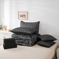 thumbnail image 6 of Feelyou Grey Mandala Damask Twin Bedding Sets 7pcs, Boho Western Snake Comforter Set, 6 of 8