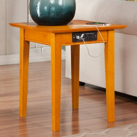 Charlton Home Ithaca End Table With Charging Station This On Opens A Dialog That Displays Additional Images For Product With The Option To Zoom In Or Out