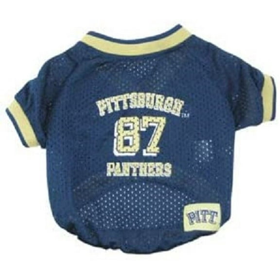 Pittsburgh Panthers NCAA raglan dog pet jersey SMALL 8-16 lbs