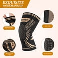 thumbnail image 6 of Copper-Infused Compression Knee Brace Set[1 Pair] ，Specialized Knee Braces for Runner's Knee Pain Knee Support Compression Sleeves Sports Knee Braces for Meniscus Tears and, 6 of 6