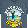 thumbnail image 3 of Pete The Cat - Beach Time Is Groovy - Toddler And Youth Short Sleeve Graphic T-Shirt, 3 of 6