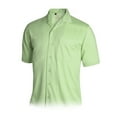 thumbnail image 1 of Monterey Club Men's Edgeline Texture Solid Camp Casual Golf Polo Shirt #1555, 1 of 2