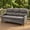 1PC-Patio Sofa, variant on Opohoro 71" Wide Wicker 3-Seat Sofa, Weather Resistant Rattan Outdoor Furniture with Deep Seat for Patio Backyard Porch, Gray/Blue