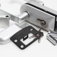 thumbnail image 2 of Shisuyan Door Latch Guard Plate Impact Resistance For Warehouse 1 Set 2.2x1.7x0.3in, 2 of 8