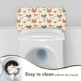 thumbnail image 4 of Renewold Corgi Pomeranian Husky Print Toilet Tank Lid Cover, Stretch Machine-Washable Toilet Tank Decorative Cover with Dog Paw Bone Printed, Dust Prevention, 4 of 6