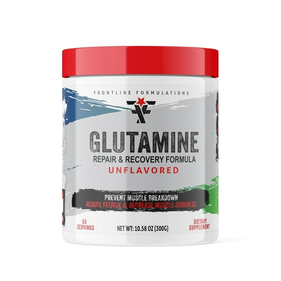 Frontline Formulations Unflavored Glutamine Powder 60 Servings