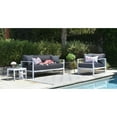 thumbnail image 3 of Elle Decor Paloma Outdoor Accent Chair, White, 3 of 5