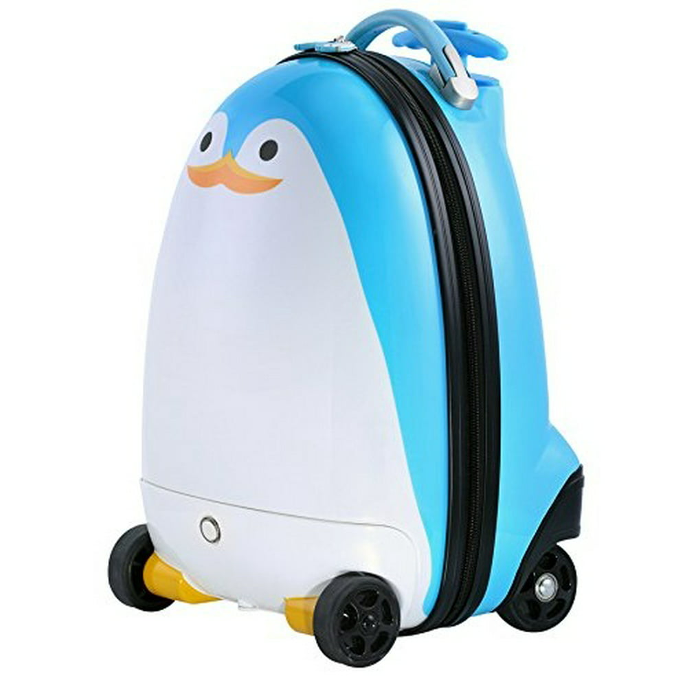 penguin travel suitcase