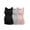 Black + Light Gray + Pink, variant on 3 Pack Maternity Tank Tops Ruch Side Sleeveless Pregnancy Vest Scoop Neck Postpartum Shirts