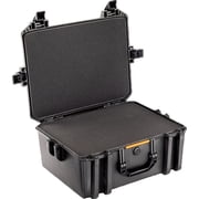 Pelican Vault V550 Equipment Case with Foam, Crushproof, Dustproof, Weather-Resistant, 4 Layers of Foam, 4 Push Button Latches - Black
